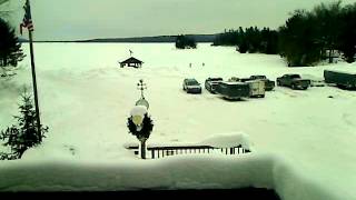 Stillwater Reservoir Snowmobiles February 2015 [upl. by Refynnej553]