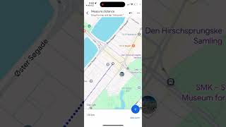 Google Maps MEASURE DISTANCE  tutorial [upl. by Aitnecserc711]