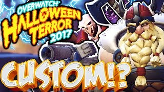 OVERWATCH HALLOWEEN EVENT 6 PLAYER JUNKENSTEINS REVENGE NEW CUSTOM SETTINGS [upl. by Braynard]