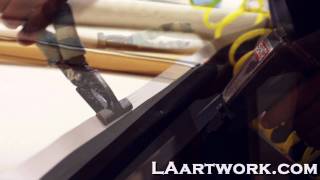 Star Wars Art Giclee Hand Embellishing Process [upl. by Grae]