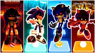 Sonic EXE VS Sonic EXE VS Sonic EXE VS Sonic EXE  DING DONG HIDE AND SEEK  Tiles Hop EDM Rush [upl. by Mickelson287]