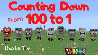 Counting Down from 1001 Numberblocks Minecraft  Count Down 1001 Song  Math Songs For Kids [upl. by Hgalehs]