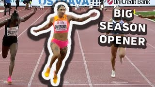 Ewa Swoboda Makes Season Opener In Womens 100m At Ostrava Golden Spike 2024 [upl. by Milon]