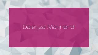 Daleyza Maynard  appearance [upl. by Negris815]