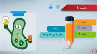 پۆلی 8 زانست بەندی 1 وانەی24 ڕۆڵی بەکتریا لە ژیاندا [upl. by Ttessil]