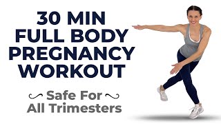 Full Body Pregnancy Workout  Low Impact  NO TALKING 1st trimester 2nd trimester 3rd trimester [upl. by Olnek117]