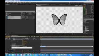 Animazione Farfalla After Effects [upl. by Ynattyrb]