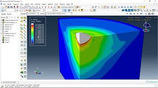 Simulation of the Cold Spray process of an ABS material by using the CEL method in Abaqus [upl. by Blinny40]