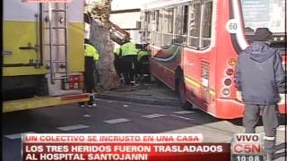 C5N  TRANSITO UN COLECTIVO SE INCRUSTO EN UNA CASA PARTE 5 [upl. by Kirch226]