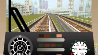 openBVE C651 on East West Line EW1EW3 [upl. by Barra668]