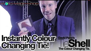 Tie Shell  The Colour Changing Tie Magic Trick [upl. by Poyssick]