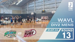 WAVL • Div2 • R13  Northern Stars vs Fremantle Fury [upl. by Valli]