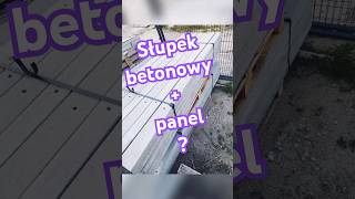 ⛏️🏗️Ogrodzenie panelowe na słupkach betonowych❓❓❓ ogrodzenie fence remontstaregodomu [upl. by Yenaffit]