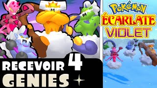 Reçois Les 4 GÉNIES ☆  Pokémon Écarlate amp Violet [upl. by Resneps142]