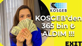 KOSGEB 365000 ₺ desteğini aldım  Hibe ŞARTLARI neler  Nasıl alınır  Girişimcilik desteği [upl. by Jacoby]