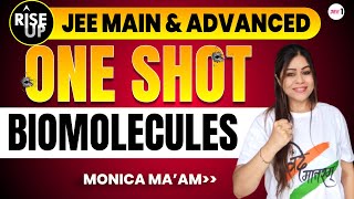 Biomolecules  Oneshot  RiseUp  JEE Main amp Advanced  jee2024 jee2025 jeeone  Monica Bedi [upl. by Holcman]