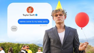 I Invited 100 Celebrities To My Birthday [upl. by Nibla]