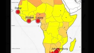 C6 Croquis pour le bac  Les contrastes de développement en Afrique [upl. by Arem]