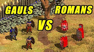 Gauls VS Romans AoE2 DE  Age of Empires 2 [upl. by Mussman393]