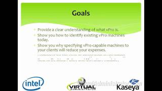 Improving Efficencies with Intel vPro and Kaseya K2 [upl. by Newlin908]