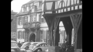 Michelstadt 1954 archive footage [upl. by Ecnaled]