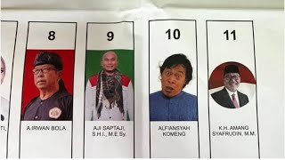 IMPROVISASI SELEBRITI  Komeng quot Jadi Calon Anggota Dewan quot 170216 [upl. by Amalita]