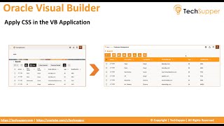 Beautify the Application using CSS in Oracle Visual Builder [upl. by Ilrac]