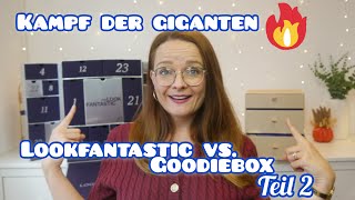 Adventskalendervergleich  Lookfantastic vs Goodiebox  Wer macht das Rennen  Teil 2  Simplybee [upl. by Esemaj]