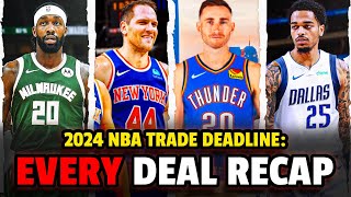 The NBA Trade Deadline Was More Interesting Than We Thought [upl. by Madra]