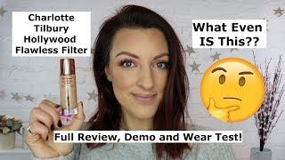 Charlotte Tilbury Hollywood flawless filter  Review and Demo [upl. by Cardie]