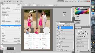 Jak vytvořit kalendář ve photoshopu [upl. by Nelyag]