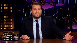 James Corden Discusses His Restaurant Episode [upl. by Latta545]