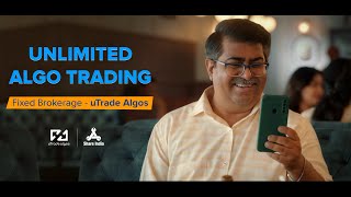 Unlimited Algo Trading with Fixed Brokerage  Try uTrade Algos Today [upl. by Bred]