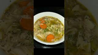 Homemade Chicken Noodle Soup foodie food [upl. by Mosenthal]