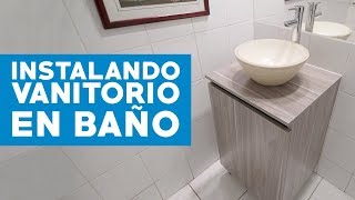 Cómo instalar un vanitorio para el baño [upl. by Sorel]