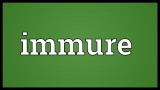 Immure Meaning [upl. by Ashton]