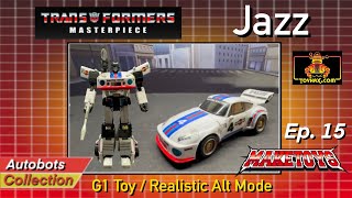 MakeToys Downbeat with ToyHax G1 Decal Stickers  Masterpiece Jazz [upl. by Halehs644]