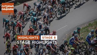 Dauphiné 2022  Stage 8  Highlights [upl. by Enrichetta]