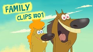 Zig amp Sharko  Family Clips1  HD [upl. by Brocky998]