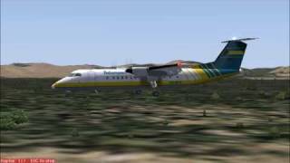 Bahamasair Dash 8 300 Landing at Cap Haitien International [upl. by Deni817]