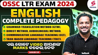 LTR Teacher Odisha ENGLISH I Complete Pedagogy Iଏଇ ଗୋଟେ Video ଆପଣଙ୍କ Marks ବଢେଇ ଦେବ I Sanjeeb Sir [upl. by Noswal]