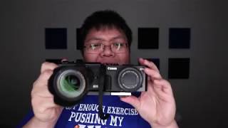 Canon M100 vs Canon G7X Mark II Low Light Video Comparison Test [upl. by Nnylram]