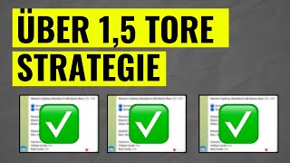 Sportwetten Meine Über 15 Tore Strategie [upl. by Mchugh]