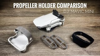 DJI Mavic Mini Propeller Holder Comparison [upl. by Dadivitan]