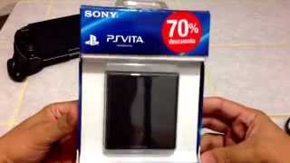 PS VITA  Cargador Portatil Unboxing en español [upl. by Atlante227]