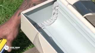 How To Install Gutter Stop End The Roof and Gutter experts wwwtotalroofcomau 03 95576056 [upl. by Aihtebat]