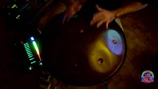 I have fun with my Spacedrum  handpan  and my rhythm box Roland TR8 [upl. by Gunthar883]