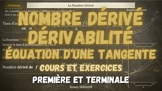 Cours complet sur le nombre dérivé dérivabilité et tangente  Première [upl. by Selma]