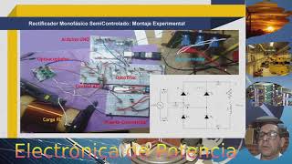 Rectificador Monofásico Semicontrolado [upl. by Hourigan]