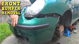 Front Bumper Removal and Refitting  Volkswagen Polo [upl. by Abisha]